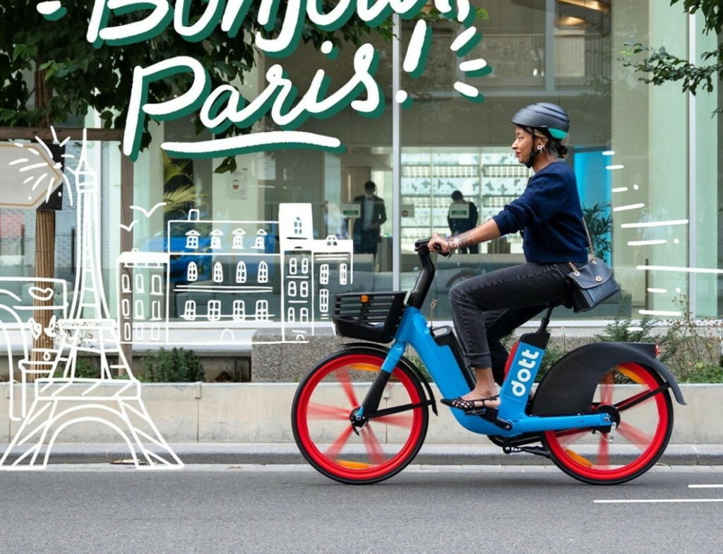 Dott Paris’te yeni elektrikli bisiklet modelini ve paylaşım hizmetini ...